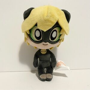 Miraculous Ladybug 6” Cat Noir Plush Toy Stuffed Animal Soft Doll Bandai Mini